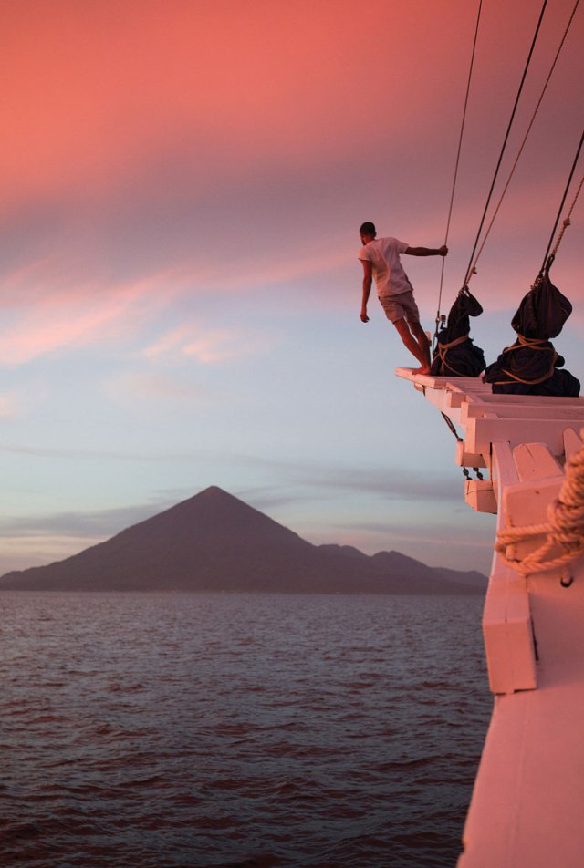Approaching Tidore Island