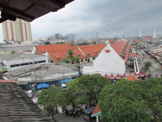 The restored Westzijdsche Pakhuizen which are now the Museum Bahari (Jakarta Maritime Museum)