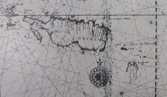 Map of New Guinea from the 'Duchess du Berry Atlas' 1628?