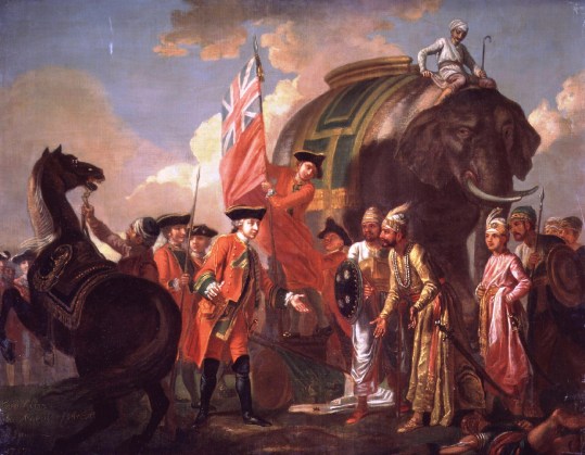 51_Robert Clive meeting Mir Jaffar after the Battle of Plassey